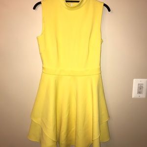 Bebe yellow dress